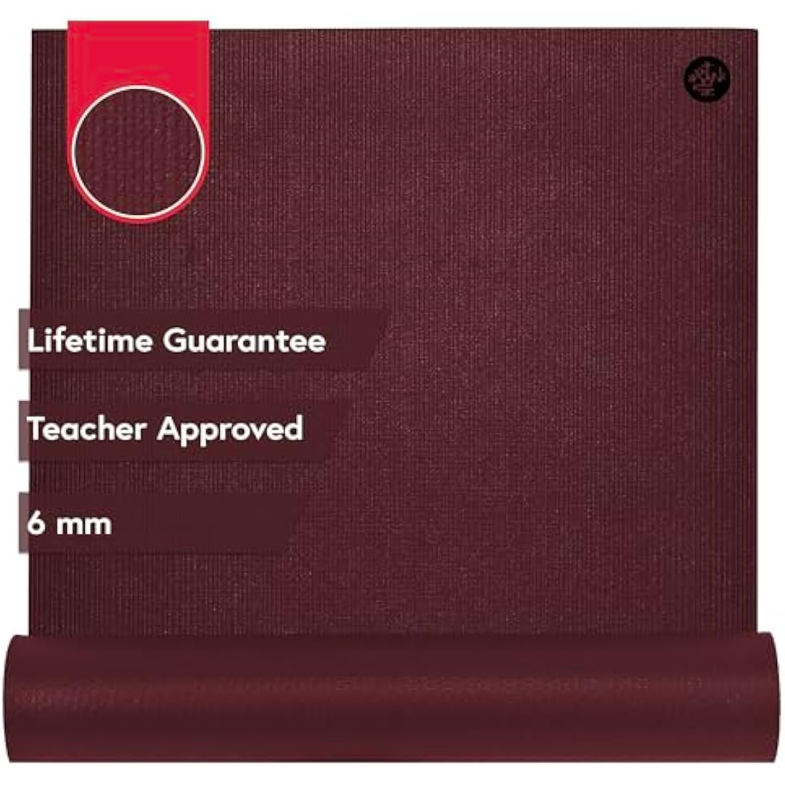 Manduka PRO Yoga Mat – Premium 6mm Thick Mat, High Performance Grip, Ultra Dense Cushioning for Support and Stability in Yoga, Pilates, Gym and Any General Fitness