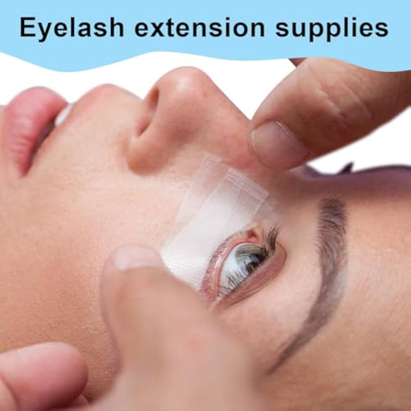 fenshine Lash Tape,8 Rolls PE Micropore Medical Tape for Eyelash Extension, Fabric Tape For False Eyelash Patch Makeup Tool (0.5inch x 10 Yards)