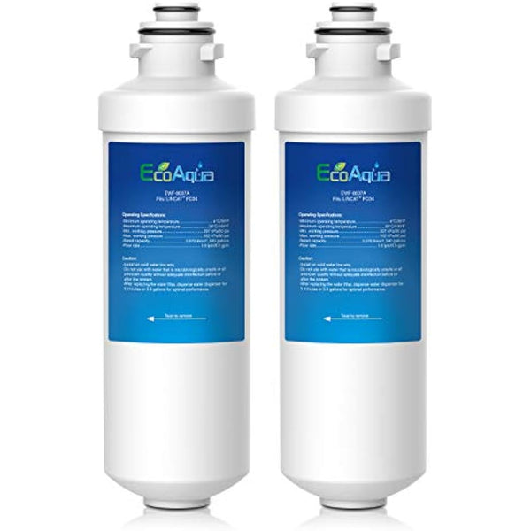 EcoAqua EWF-8007A Water Filter Replacement Compatible with Lincat FC04 FilterFlow Automatic Water Boiler FX Series; Including EB3FX, EB4FX, EB6FX, EB6TFX, EB3FX/PB, EB3FX/TT (2)