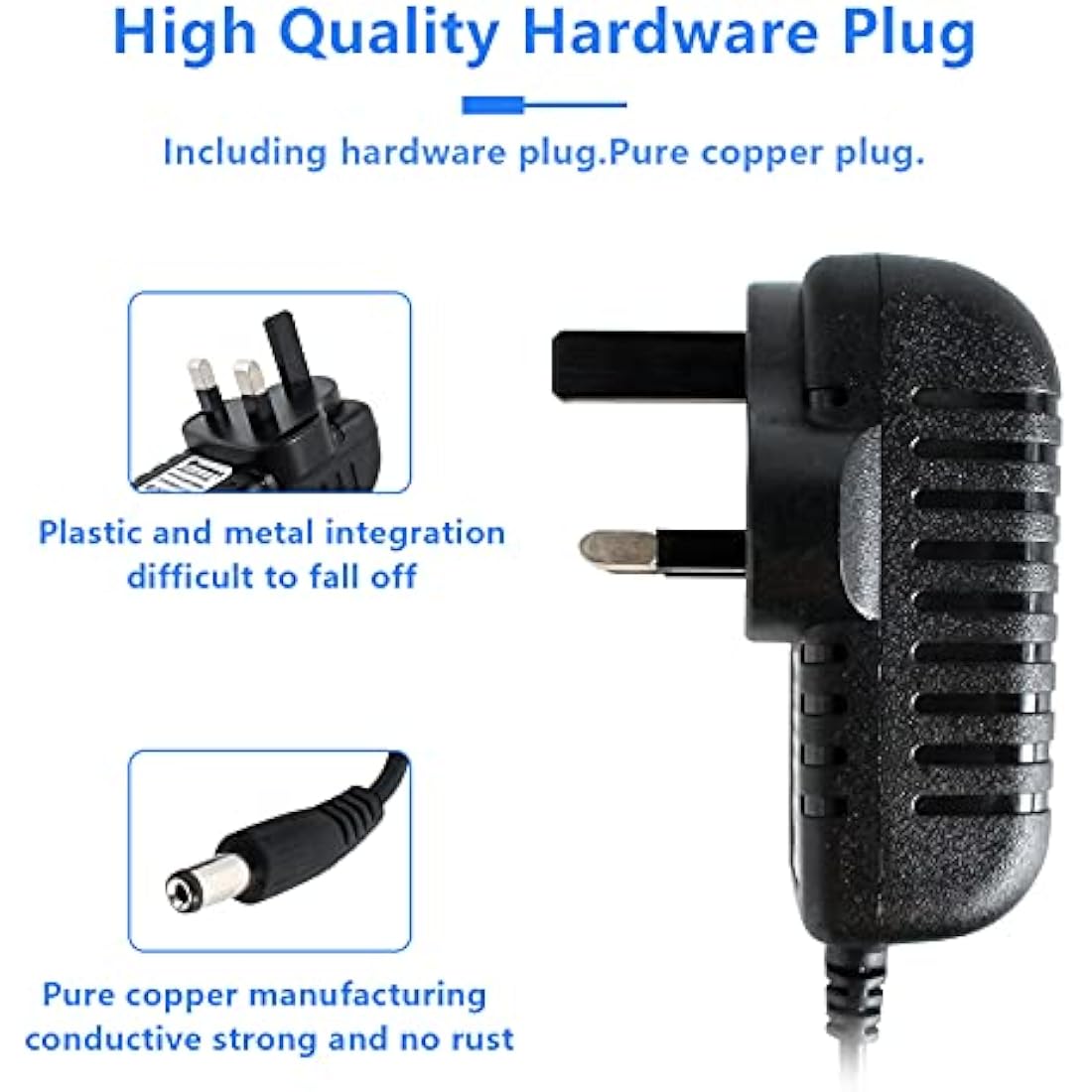 Guitar Effect Pedal Power Supply, Antoble 9V AC Mains Charger Adapter for Boss PSA-240 PSA-230 ACR-240