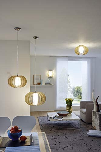 Eglo 95597 E27 Satin Nickel Wall/Ceiling Lamp Stellato 1,One Size