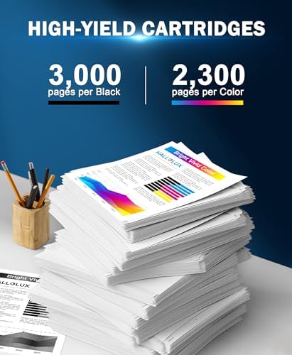HALLOLUX TN248 TN248XL Toner Cartridges Replacement for Brother TN248 Toner Compatible for DCP-L3520CDW L3520CDWE L3560CDW HL-L8230CDW L3220CW MFC-L3740CDW L8390CDW (Black Cyan Magenta Yellow 4 Pack)