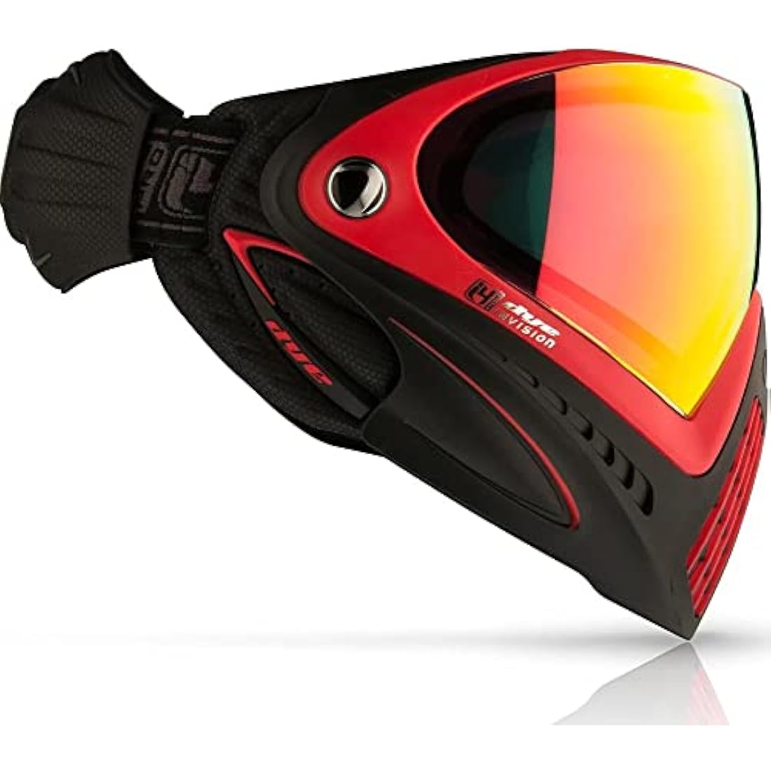 Dye I4 PRO Thermal Paintball Mask Goggles - Meltdown (Black/Red)