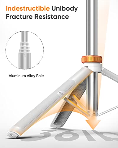 Newest 62" Phone Tripod - Tripod for iPhone & Selfie Stick with Remote, Extendable Phone Tripod stand for Filming,Travel, Solidest Smartphone Stick Compatible with iPhone and Android