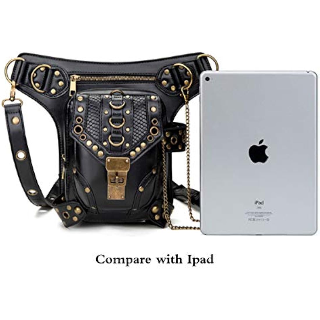 FiveloveTwo® Men Women Multi-Purpose Tactical Drop Leg Arm Bag Pack Hip Belt Waist Messenger Shoulder Fanny Packs Steampunk Bag Wallet Purse Pouch Bag