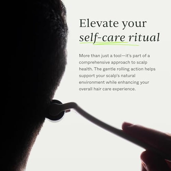 Scandinavian Biolabs Scalp Activating Roller | Stimulates and Improves Scalp Health, Encourages Fuller Looking Hair, Titanium Microneedles, Enhances Product Absorption