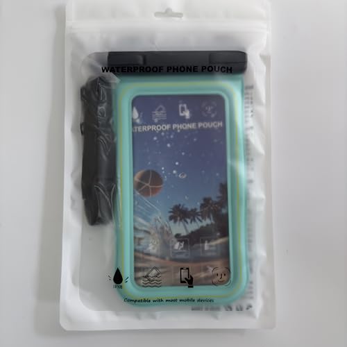 Floating Waterproof Phone Pouch, IPX8 Universal Waterproof Phone Case for Swimming Dry Bag Underwater for iPhone 16 Pro Max 15 Pro 14 Samsung S25 S24 S23 Ultra Huawei Xiaomi etc, Up to 6.9"