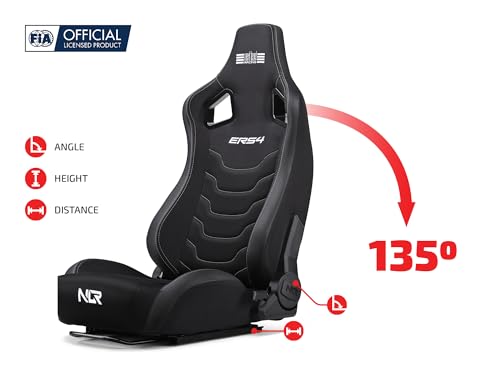 Next Level Racing ERS4 Elite Reclining Seat - PU Leather & Suede Edition (NLR-E053)