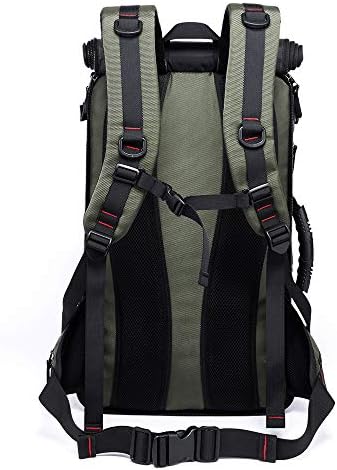 Kiepoar Hiking Backpack 40L Travel Backpack Waterproof for Outdoor Sports Travel 3 in 1 Backpack Shoulder Bag Crossbody and Handbag Large Sports Bag Anti-theft with Shoe Compartment
