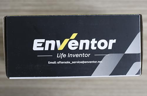 Enventor Rechargeable Laser Level, 25M 2200mAh Li-ion Battery Green Laser Level Self Leveling with Pulse Mode, 7 Hours Working Time, 360° Magnetic Base, Switchable Horizontal/Vertical/Cross line