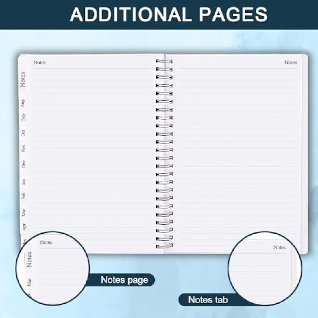 Diary 2025-2026, A5 Weekly/Monthly Planner with Monthly Tabs, 2025-2026 Planner from Jul 2025 to Jun 2026, Twin-Wire Binding,Easy to Organize Your Daily Life,14.8×21cm, Planners 2025-2026 Week to View