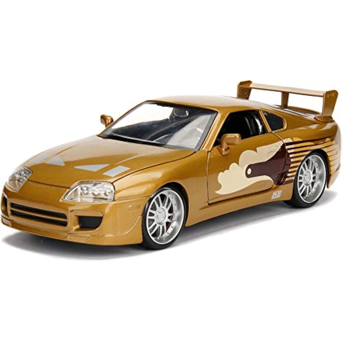 Jada 99540 Toys Fast and Furious 1:24 FF-'95 Toyota Supra diecast Collectible car Vehicle, Gold