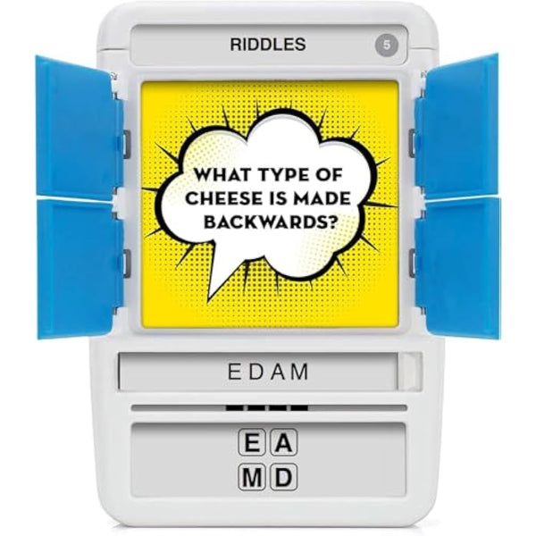 100 PICS Riddles - Guess 100 Riddles | Flash Cards with Slide Reveal Case | Travel Game, Gift, Stocking Filler | Fun for Kids and Adults - Play Together | Ages 6+