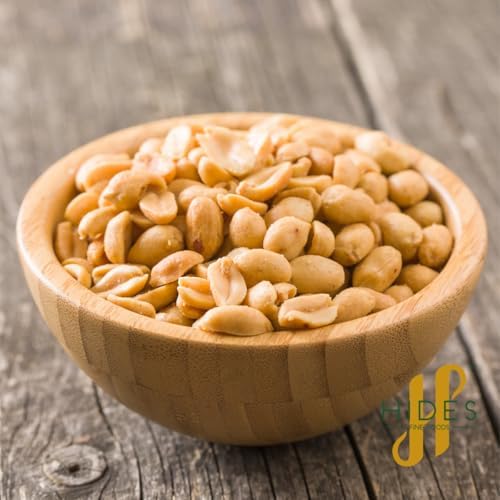 Hides Fine Foods - Roasted & Salted Peanuts - 1kg - GMO - Free - Suitable for Vegetarians - Cooking - Salads - Snacking - Desserts - Cakes - Cookies