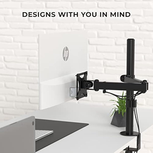 HumanCentric VESA Mount Adapter Compatible with HP M Series and 5 Series Monitors M22f M24f M24fd M24fw M24fwa M27f M27fd M27fq M27fw M27fwa and M32f 524sa 524sw 524sf 527sa 527sw 527sf and 532sf