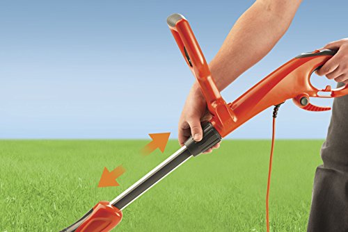 Flymo Contour 500E Electric Grass Trimmer and Edger, 500 W, Cutting Width 25 cm, Orange