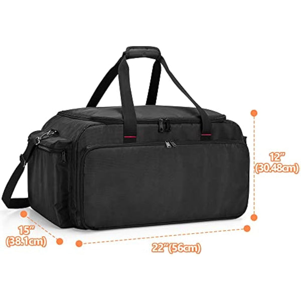 DSLEAF RC Storage Bag for 1/8 or 1/10 Car, Protective RC Carry Case with Multi Pockets for Batteries, Charger, Tools and Other Accessories, Patented Design