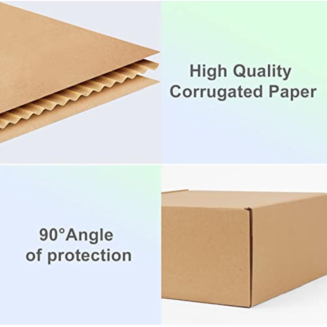 HORLIMER 25 Pack Shipping Boxes, 17.8x12.7x5cm(7x5x2 inches) Corrugated Cardboard Mailing Box, Brown