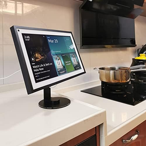 EchoShow 15 Stand Swivel and tilt, Only Made for Echo Show 15 Three Rotating shafts The Base is Made of Aluminum Which Makes The Product More Beautiful and Longer Service Life Black 025-01 UK