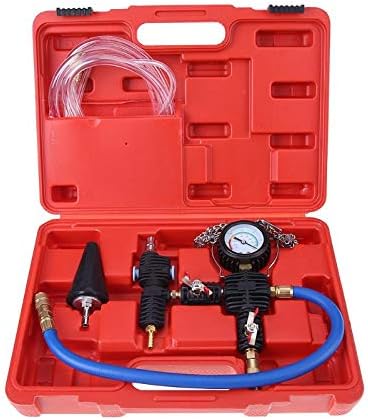 PLAYOCCAR Coolant Vacuum Refill Tool Kit, Car Radiator Cooling System Purge Set for Changing Water Tank Antifreeze