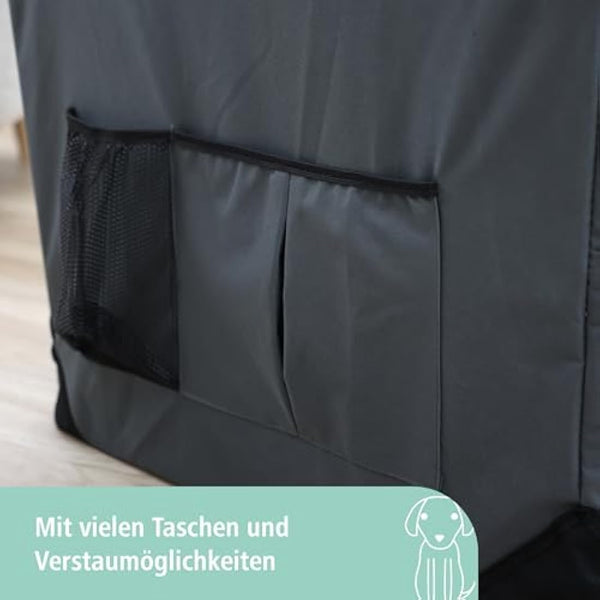 Kerbl Pet Travel Box Journey 91x63,5x63,5cm, gray/beige