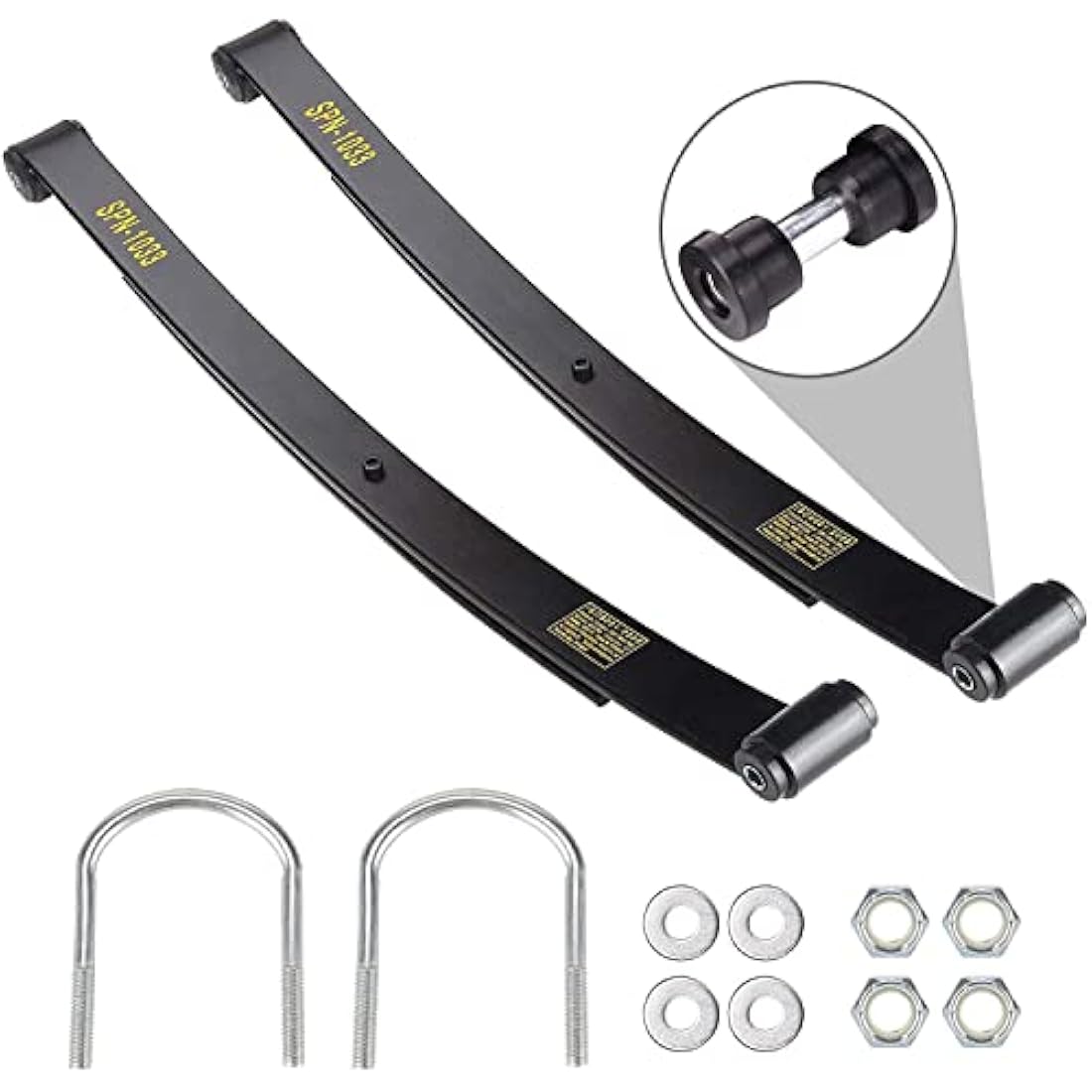 10L0L Golf Buggy Rear Heavy Duty 4-Leaf Spring Kit