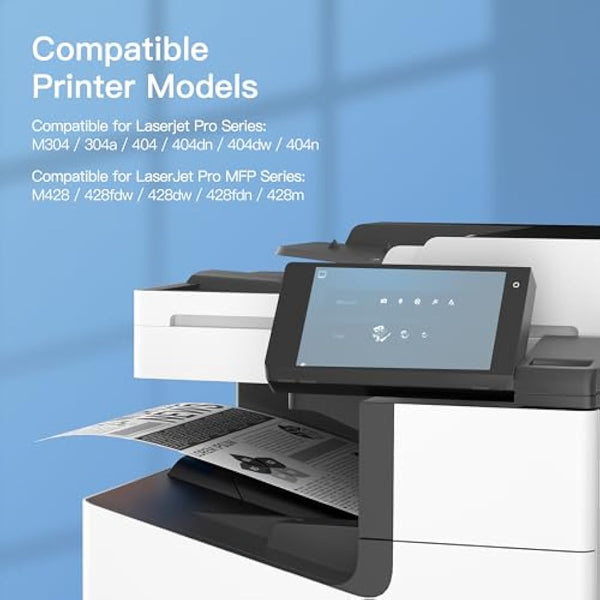 GPC Image(With Chip 59A CF259A Black Toner Compatibel for HP 59X CF259X for Laserjet Pro MFP M428fdw M428dw M428fdn M428 Laserjet Pro M404dn M404dw M404 M404n M304a M304