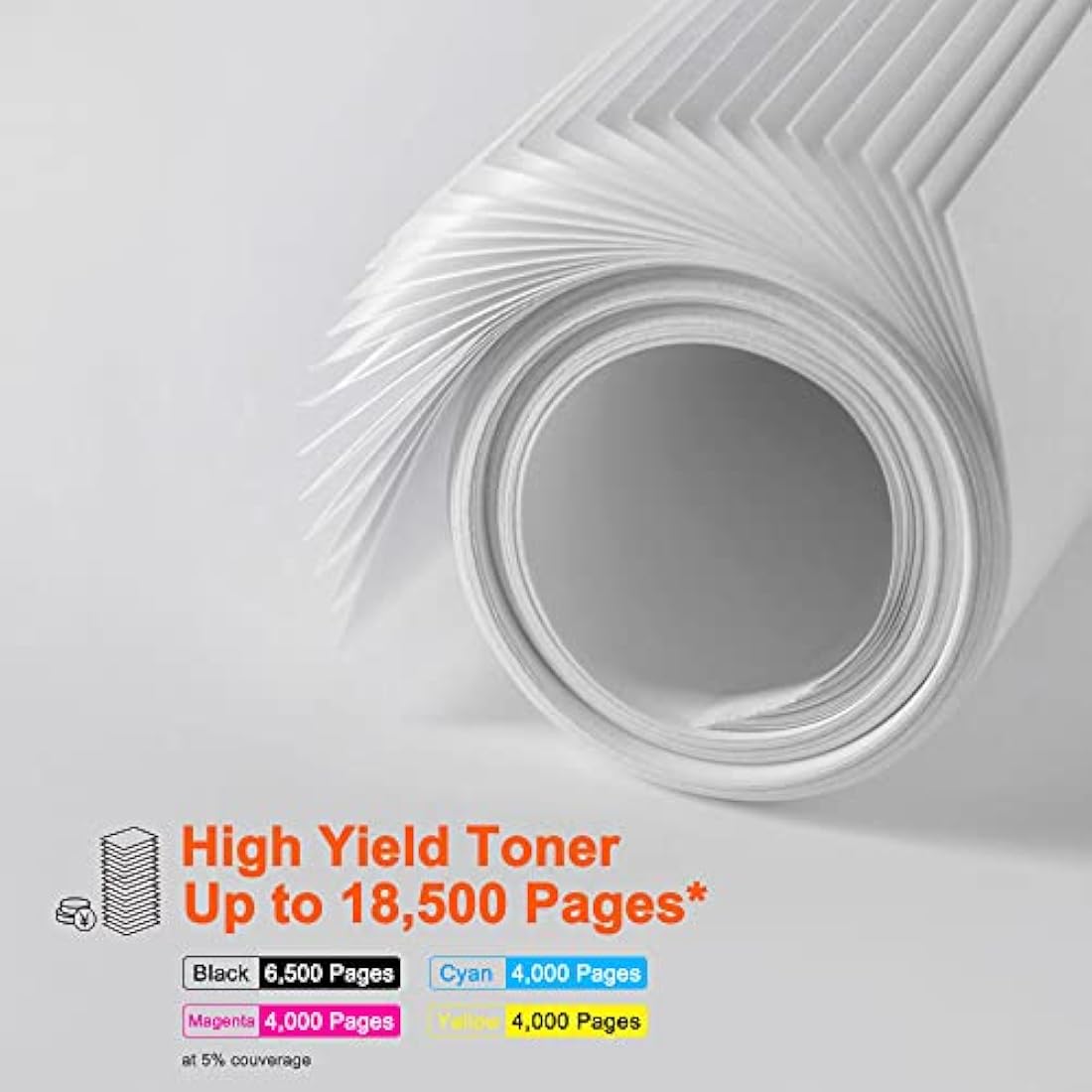 ejet TN423 TN421 Toner Cartridges for Brother TN-423 TN-421 for HL-L8260CDW HL-L8360CDW HL-L9310CDW MFC-L8900CDW MFC-L8610CDW MFC-L9570CDW MFC-L8690CDW L8410CDW (Black Cyan Magenta Yellow, 4-Pack)