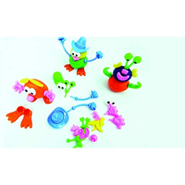 READY 2 LEARN Craftplay Plastic dough/potato people shapes | Pack of 52 face/body features | Make your own potato/dough person | Mr. potato head shapes, Multicolor