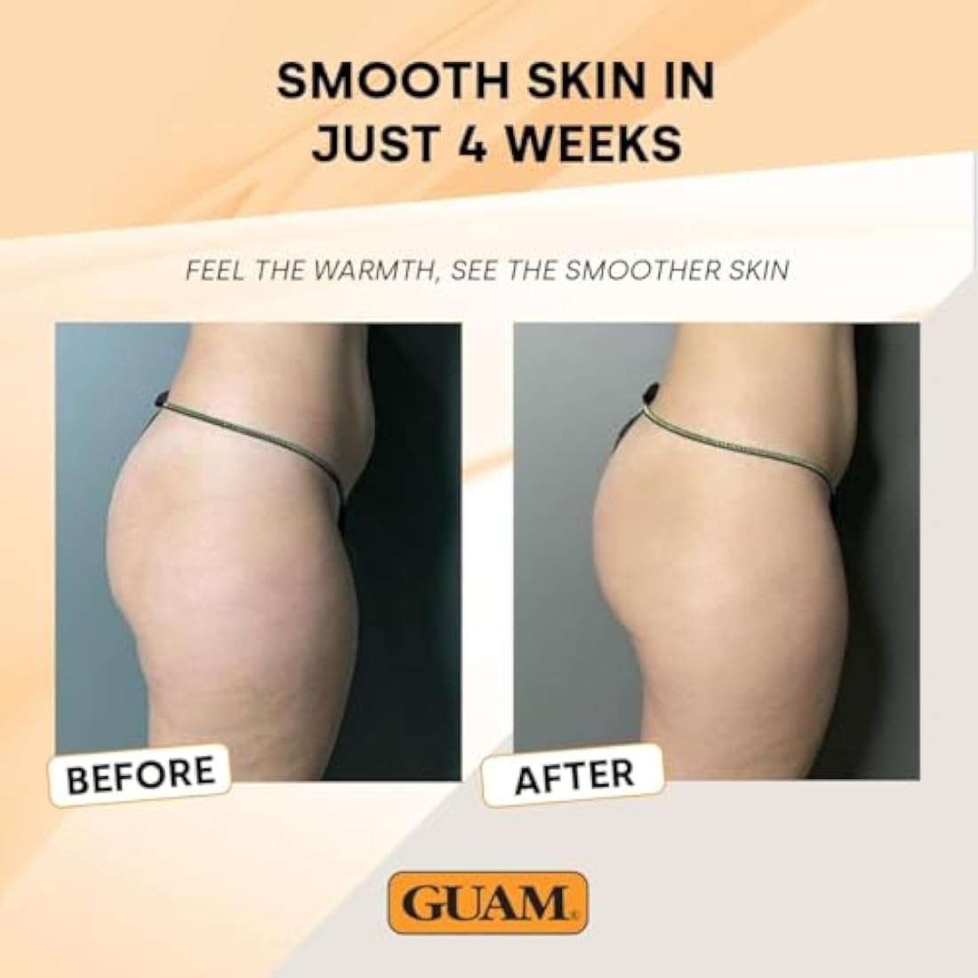 GUAM FIR Seaweed Mud Anti Cellulite Treatment + Tourmaline Cellulite Cream Gel Set - Body Leg & Tummy Tightening Duo - 1kg Hot Body Warp Cellulite Remover & 250ml Slimming Mud Gel - Skin Firming Cream