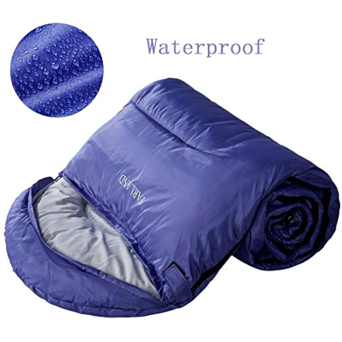 FARLAND Sleeping Bags 20 for Adults Teens Kids with Compression Sack Portable and Lightweight for 3-4 Season Camping, Hiking,Waterproof, Backpacking and Outdoors