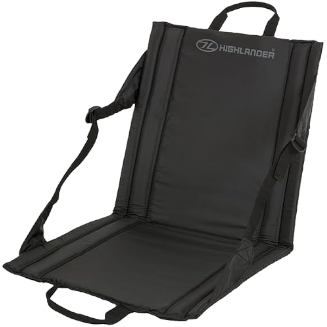 Highlander Outdoor Sit Mat - Portable Seat - Lightweight with Back Support and Pocket - Perfect as a Picnic Chair, Stadium Seat, Beach Chair, or Festival Chair
