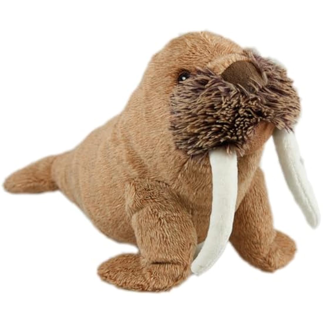 Animal Instincts Snow Mates Winston Walrus, Squeaky Soft Plush Chew Companion Dog Toy - Small