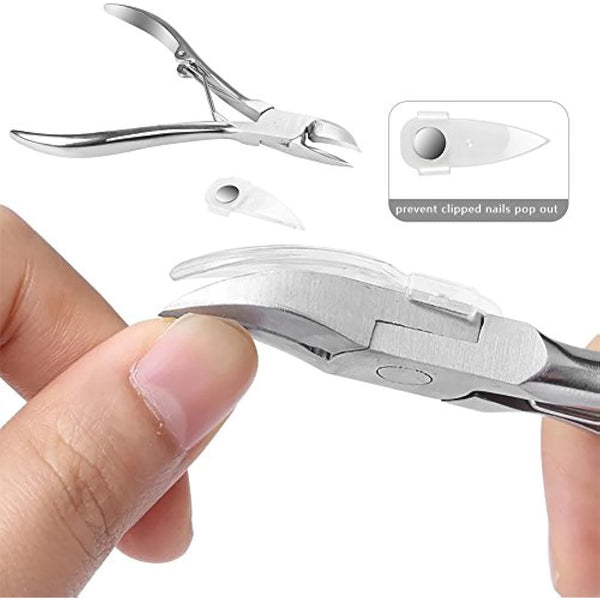 MojiDecor Ingrown Toenail Filae and Ingrowing Toenail File, Professional Nail Care Set 6PCS Premium Stainless Steel Manicure Pedicure Set, Nail Nipper Nail Slider Nail File and Ingrown Toe Tool