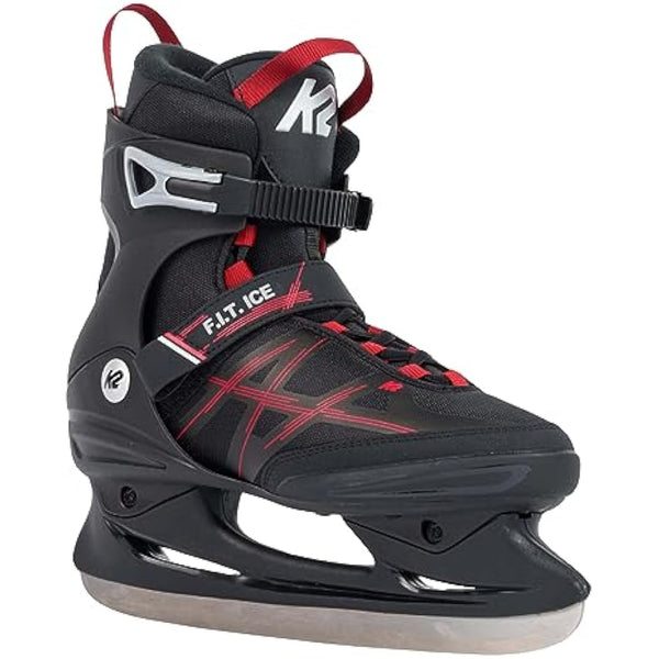 K2 F.I.T. ICE 25G0410 Men's Ice Skates Black/Red