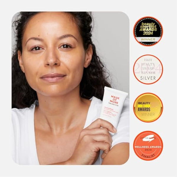 Made Of More Deeply Moisturising Balm for Dry Skin | Face & Body | Soothes & Protects Skin | Hydrating, Pore Minimising & Firming | Ceramide Rich Cream To Retain Moisture | Salvation 30g