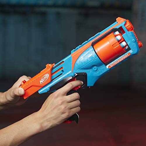 Nerf Elite 2.0 Double Punch Motorised Dart Blaster Toy For Kids | Rapid Alternating Barrels | with 50 Elite Foam Darts | Double Clip Blasting | Outdoor Games Gift Idea for 8+ Year Old Boys and Girls