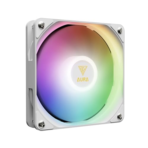 GAMDIAS AURA GL240 LCD 240mm AIO Liquid CPU Cooler, Customizable 4'' IPS LCD Display, Cableless Daisy Chained Fan, Software Ready, Support Low-Noise PWM & ARGB Sync, Intel LGA 1851/1700；AMD AM5, Black