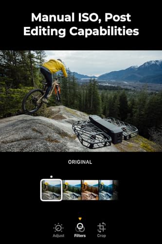 HOVERAir X1 PROMAX 8K Action Flying Camera, Foldable Drone with Camera with 26Mph Follow Speed, 10+ Fully Automatic Flight Modes, Fly Anywhere with OmniTerrain, SmoothCapture 2.0(Skiing Combo)