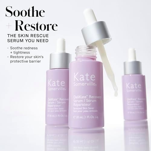 Kate Somerville DeliKate Recovery Serum - Clinically Formulated Hydrating Treatment - Irritation and Redness Relief for Stressed or Sensitive Skin, 30ml