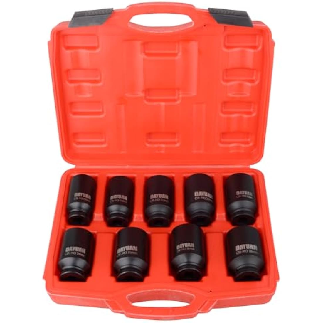 9 AXLE NUT HUB Impact 1/2" Drive Socket 29 30 31 32 33 34 35 36 38MM Socket Set