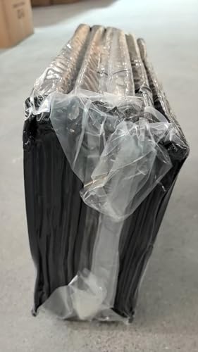 Cekene Large Outdoor Rug Waterproof Black 245x305cm Patio Rugs Reversible RV Camping Mat Lightweight Plastic Portable Outdoor Carpet for Picnic Porch Deck Backyard BBQ Beach