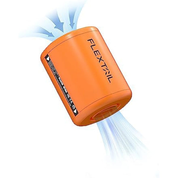 FLEXTAILGEAR Tiny Pump 2, Portable Electric Air Pump, 800mAH Battery Rechargeable, High Flow 180L/min, Fast In/Deflating, Air Mattress, Swimming Ring, Vacuum Storage Bags, Camping & Travel