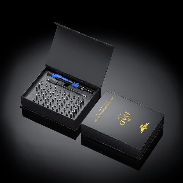 WEARXI Birthday Gifts for Men 60 in 1 Precision Screwdriver Set, Father s Day Gifts from Daughter/Son, Mens Gifts for Dad, Presents Tools Gadgets for Men, Anniversary for Him