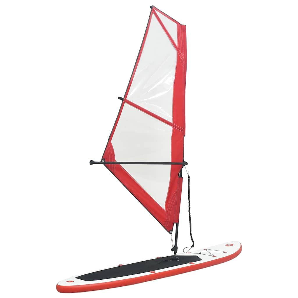 Inflatable Stand Up Paddleboard with Sail Set SUPs Board Surfboard vidaXL