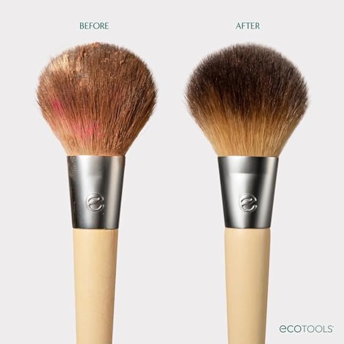 EcoTools Makeup Brush and Sponge Shampoo, Removes Makeup, Dirt, & Impurities From Makeup Brushes & Makeup Blending Sponges, Fragrance-Free, Vegan, & Cruelty-Free, 6 fl.oz./ 177 ml, 1 Count