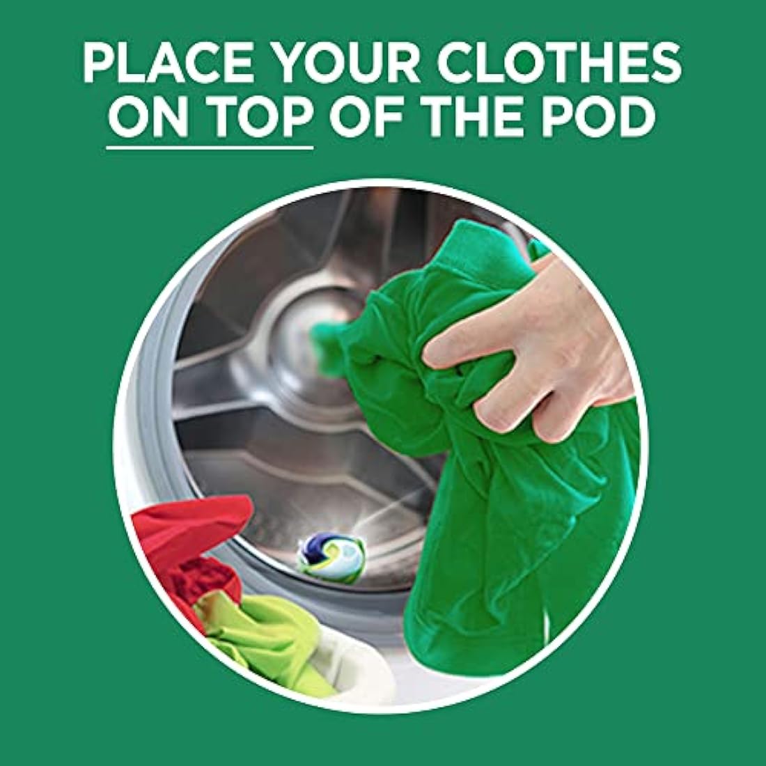 Ariel All-in-1 PODS Washing Liquid Laundry Detergent Tablets/Capsules, 120 Washes (60 x 2) Stain Remover For Clothes with Lenor Unstoppables, 2x Longer Lasting Freshness*