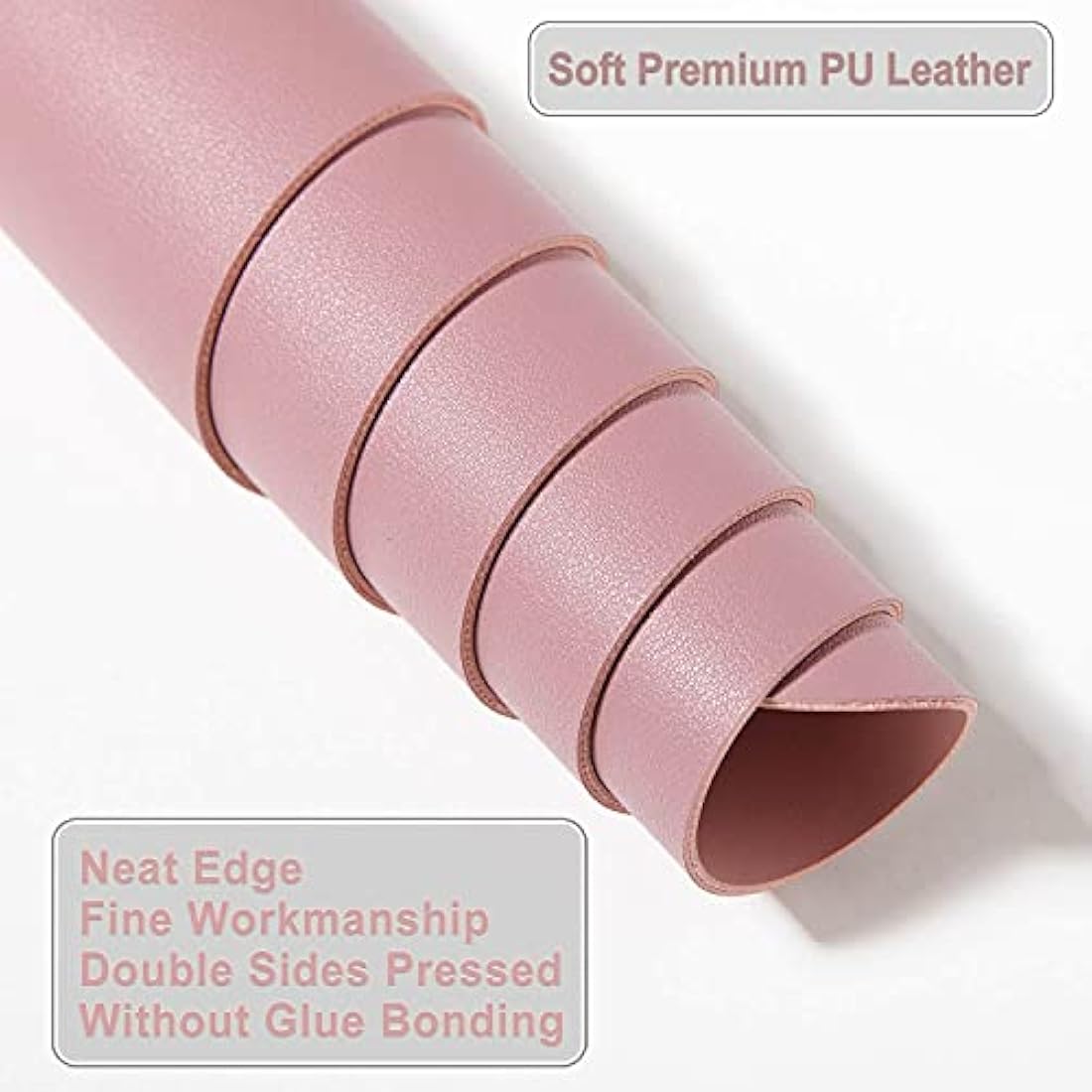 DOBAOJIA Desk Pad XX-Large, Desk Mat, Desk Blotter, Laptop Pad, Extended Mouse Mat, Mouse Pad XXL, Writing Pad for Office/Home, Dual-Side Use PU Leather Waterproof 35.4" X 16.9"(Dark Pink/Pink)