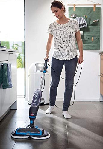 BISSELL SpinWave, Electric Mop, Hard Floor Cleaner & Polisher, Spray Mop With Rotating Pads, For Wood, Laminate, Tile & Marble, Easy to Use Mop Floor Cleaner, Corded, 2052E