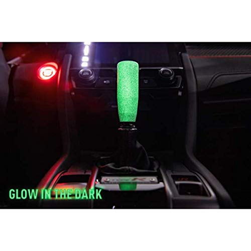Mishimoto MMSK-NY Weighted Shift Knob, Neon Yellow, Matches Subaru STI